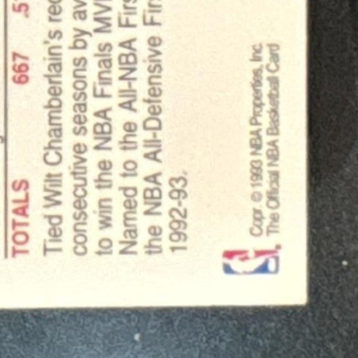 1993-94 Hoops Michael Jordan #28 Bulls - Sports Cards