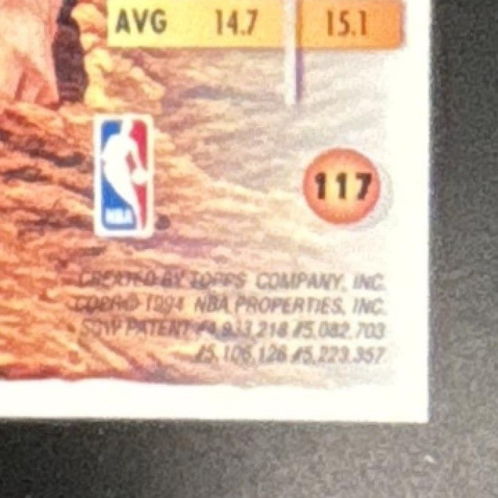 1993-94 Topps Finest John Stockton Refractor #117 Utah Jazz - Sports Cards