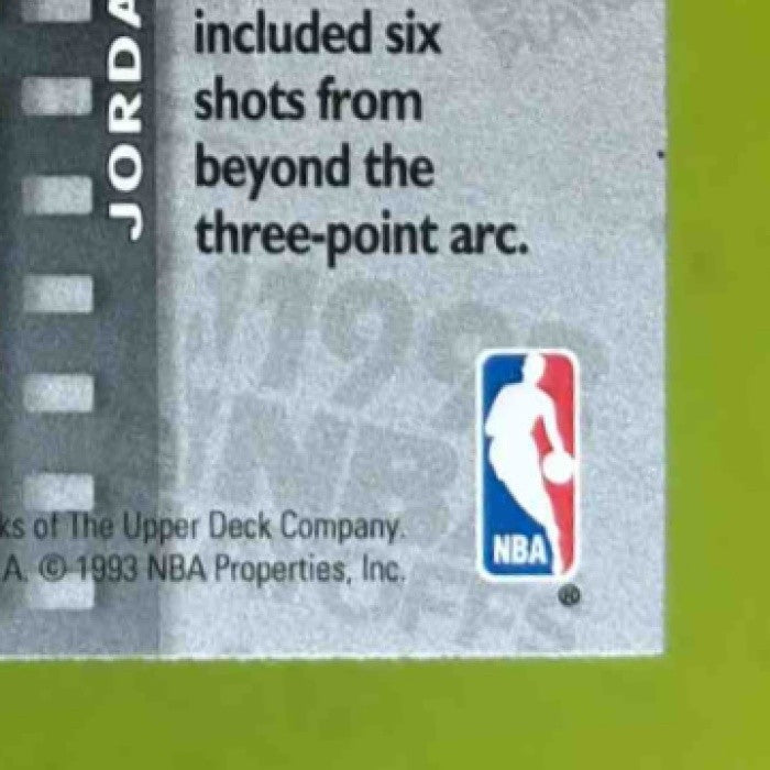 1993-94 Upper Deck Jordan Scores 54 Points #193 Chicago Bulls - Sports Cards