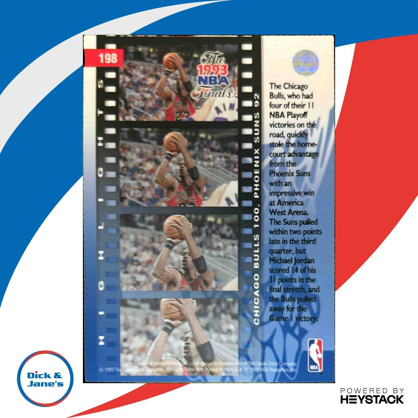 1993-94 Upper Deck Michael Jordan #198 Chicago Bulls - Sports Cards