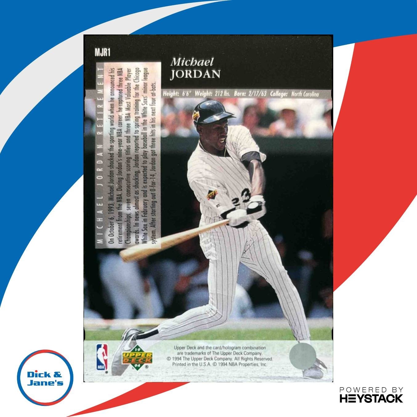 1993-94 Upper Deck Special Edition Michael Jordan Promos #MJR1 Chicago Bulls - Sports Cards