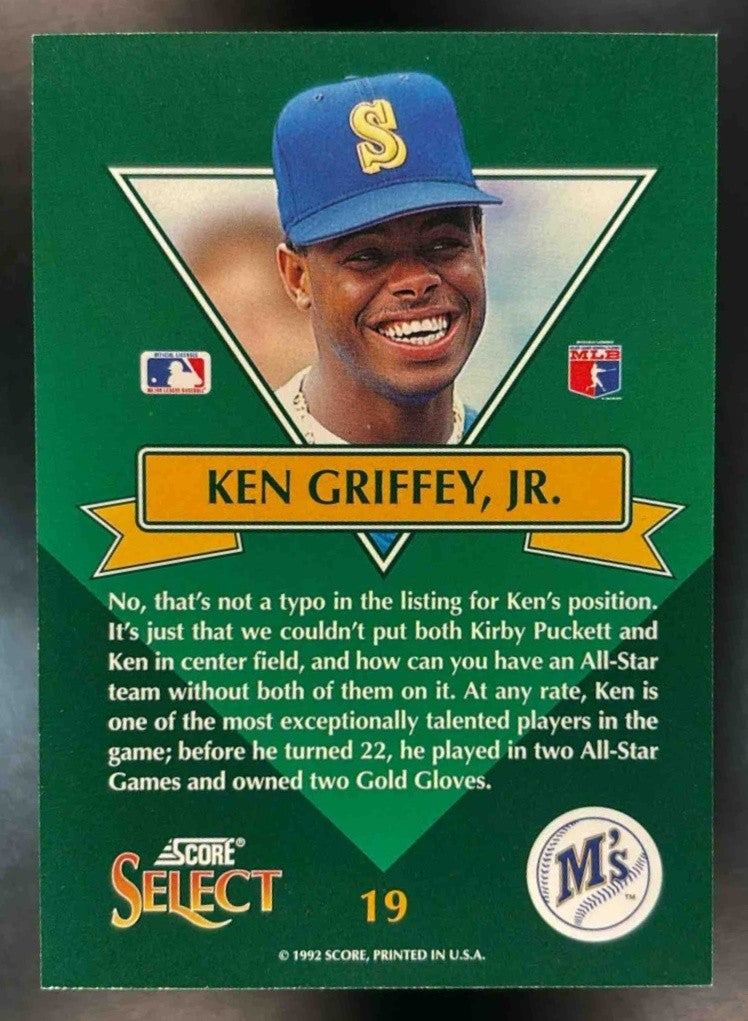 1993 Score Select Ken Griffey Jr. Stars #19 Seattle Mariners - Sports Cards