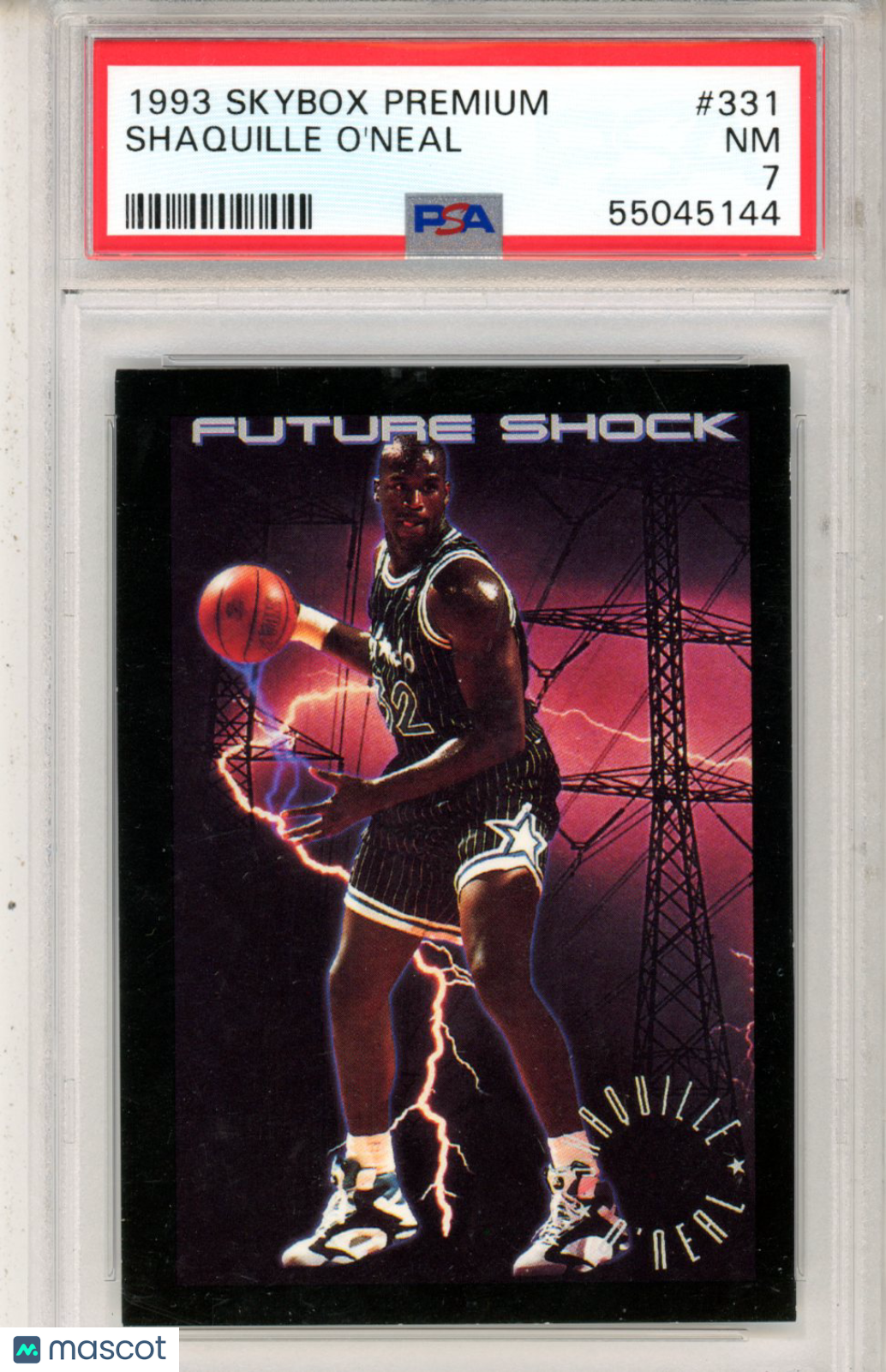 1993 Skybox Premium Shaquille O’Neal #331 PSA 7 - Graded Sports Cards