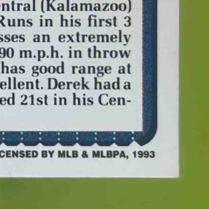 1993 Topps Derek Jeter #98 RC New York Yankees - Sports Cards