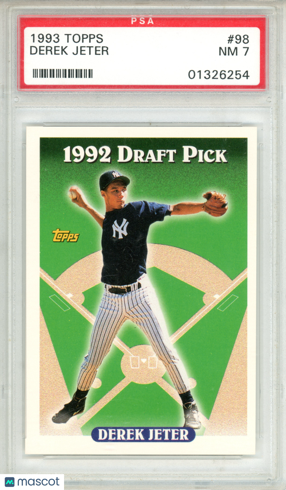 1993 Topps Derek Jeter Rookie #98 PSA 7 New York Yankees - Graded Sports Cards