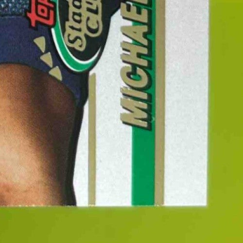 1993 Topps Stadium Club Michael Strahan #384b RC New York Giants - Sports Cards