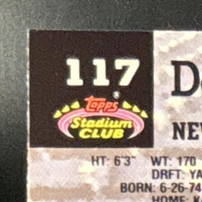 1993 Topps Stadium Club Murphy Derek Jeter #117 RC New York Yankees - Sports Cards