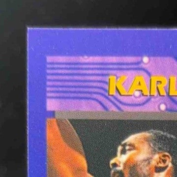 1994-95 Topps Finest Karl Malone Refractor #195 Utah Jazz - Sports Cards