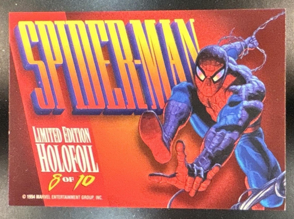 1994 Fleer Marvel Masterpieces Hildebrandt Brothers Spider-Man Gold Holofoils #8 - Non-Sports Cards