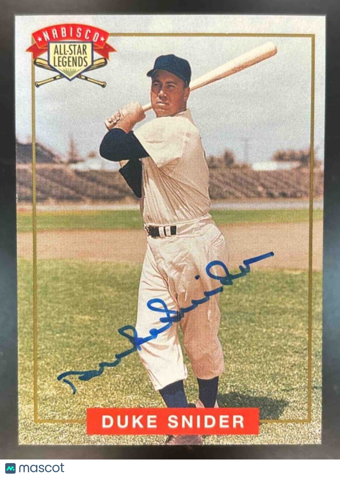 1994 Nabisco All-Star Legends Auto Duke Snider #NNO Los Angeles Dodgers - Sports Cards