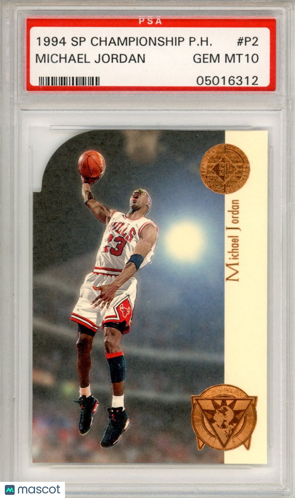 1994 SP Championship Playoff Heroes Michael Jordan #P2 PSA 10 - Graded Sports Cards