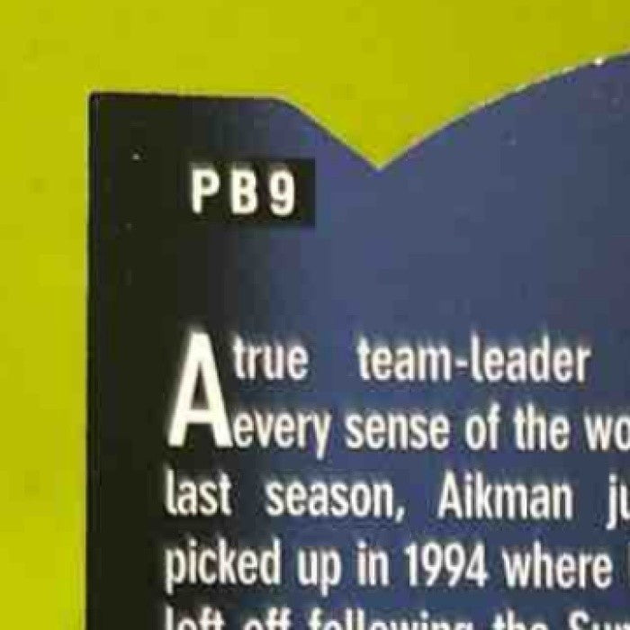 1994 SP Troy Aikman All Pro Holoviews Die Cuts #PB9 Dallas Cowboys - Sports Cards