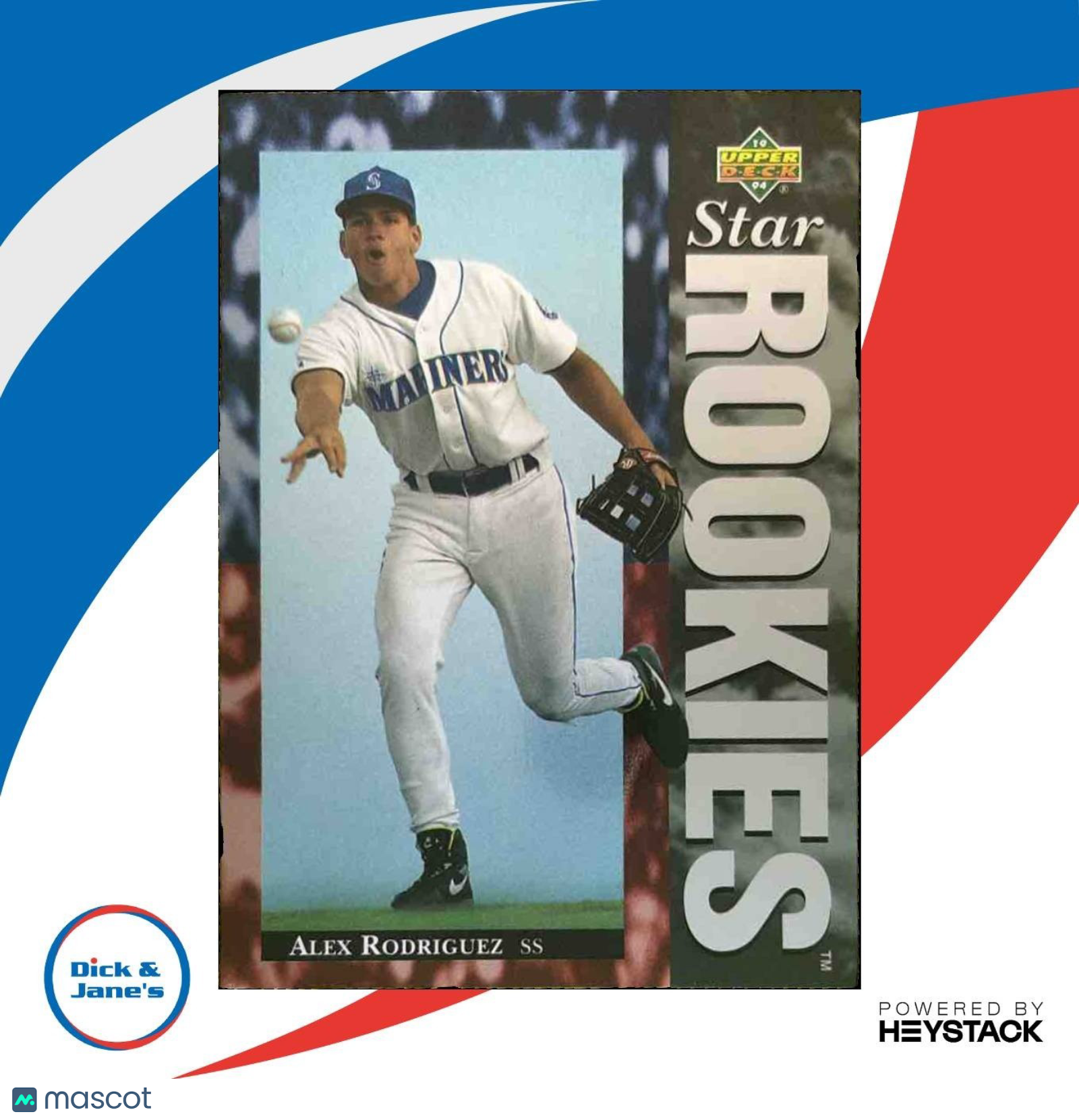 1994 Upper Deck Alex Rodriguez #24 RC Seattle Mariners - Sports Cards