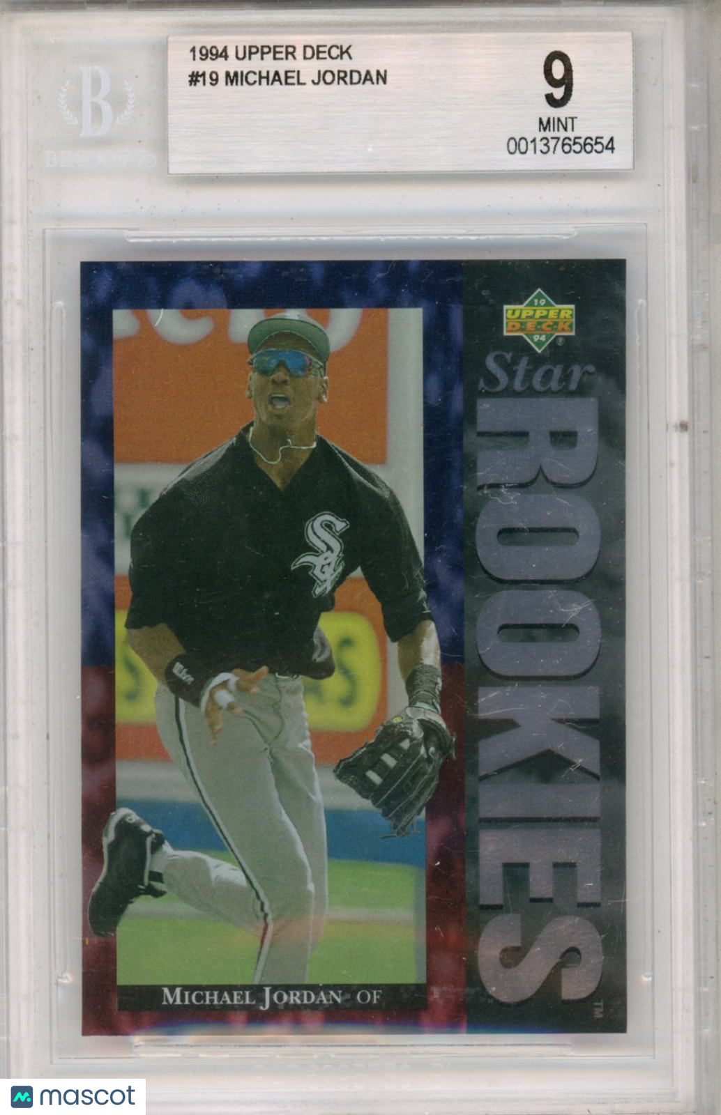 1994 Upper Deck Michael Jordan Rookie #19 BGS 9 Chicago White Sox - Graded Sports Cards