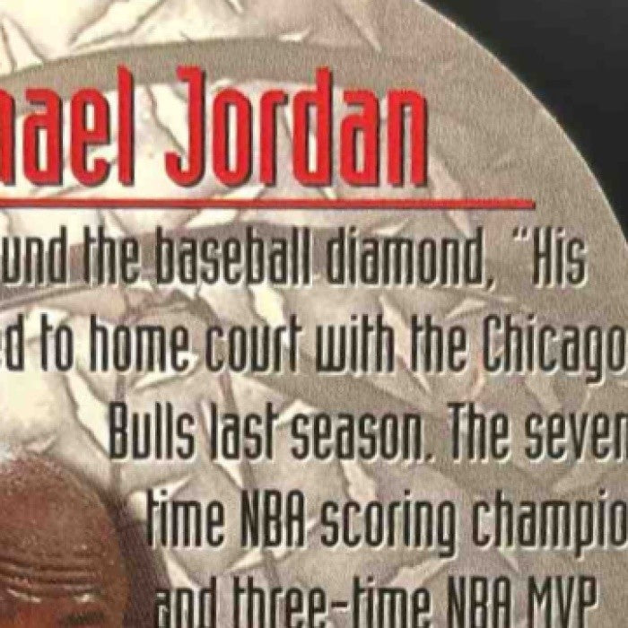 1995-96 Fleer Metal Michael Jordan Maximum #4 Chicago Bulls - Sports Cards