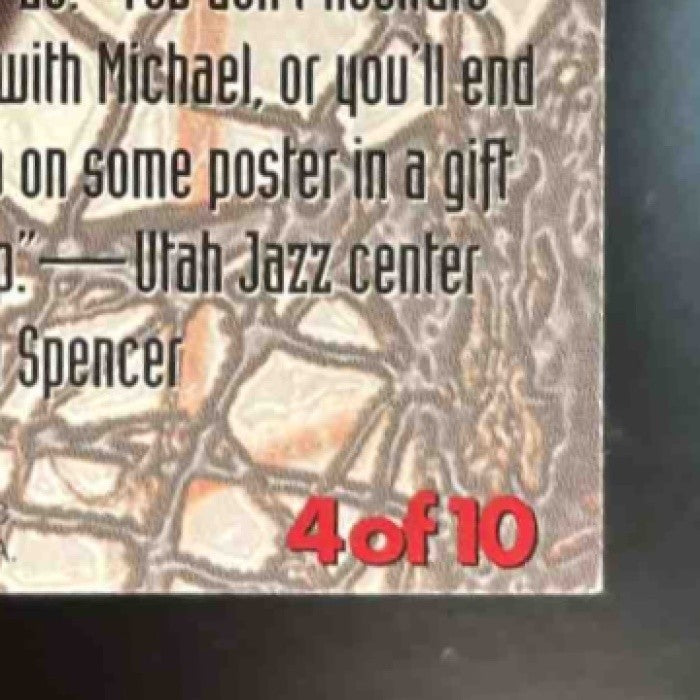 1995-96 Fleer Metal Michael Jordan Maximum #4 Chicago Bulls - Sports Cards