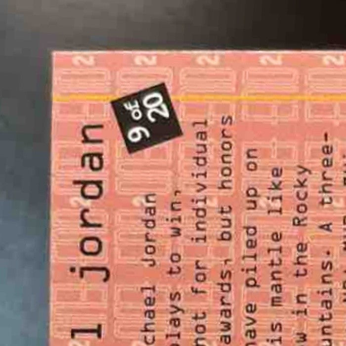 1995-96 Fleer Michael Jordan End 2 #9 Chicago Bulls - Sports Cards