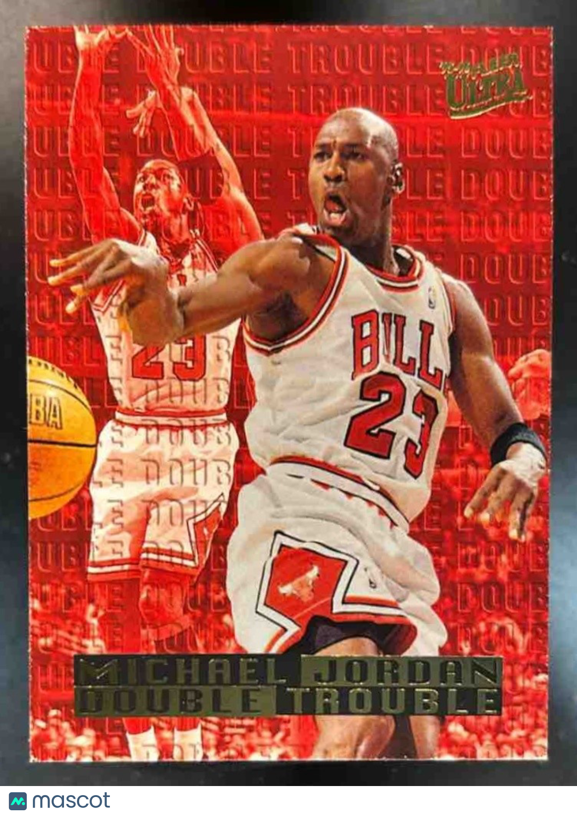 1995-96 Fleer Ultra Michael Jordan Double Trouble #3 Chicago Bulls - Sports Cards
