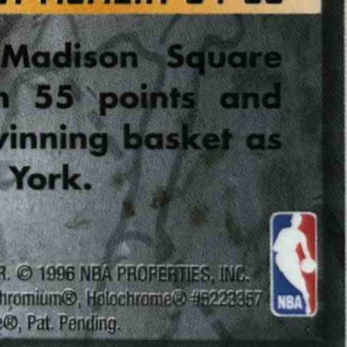 1995-96 Topps Finest Michael Jordan #229 Chicago Bulls - Sports Cards