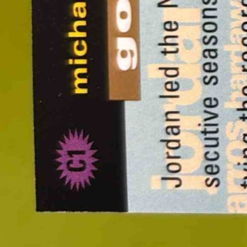 1995-96 Upper Deck Collector’s Choice Michael Jordan Crash the Game Gold Bulls - Sports Cards