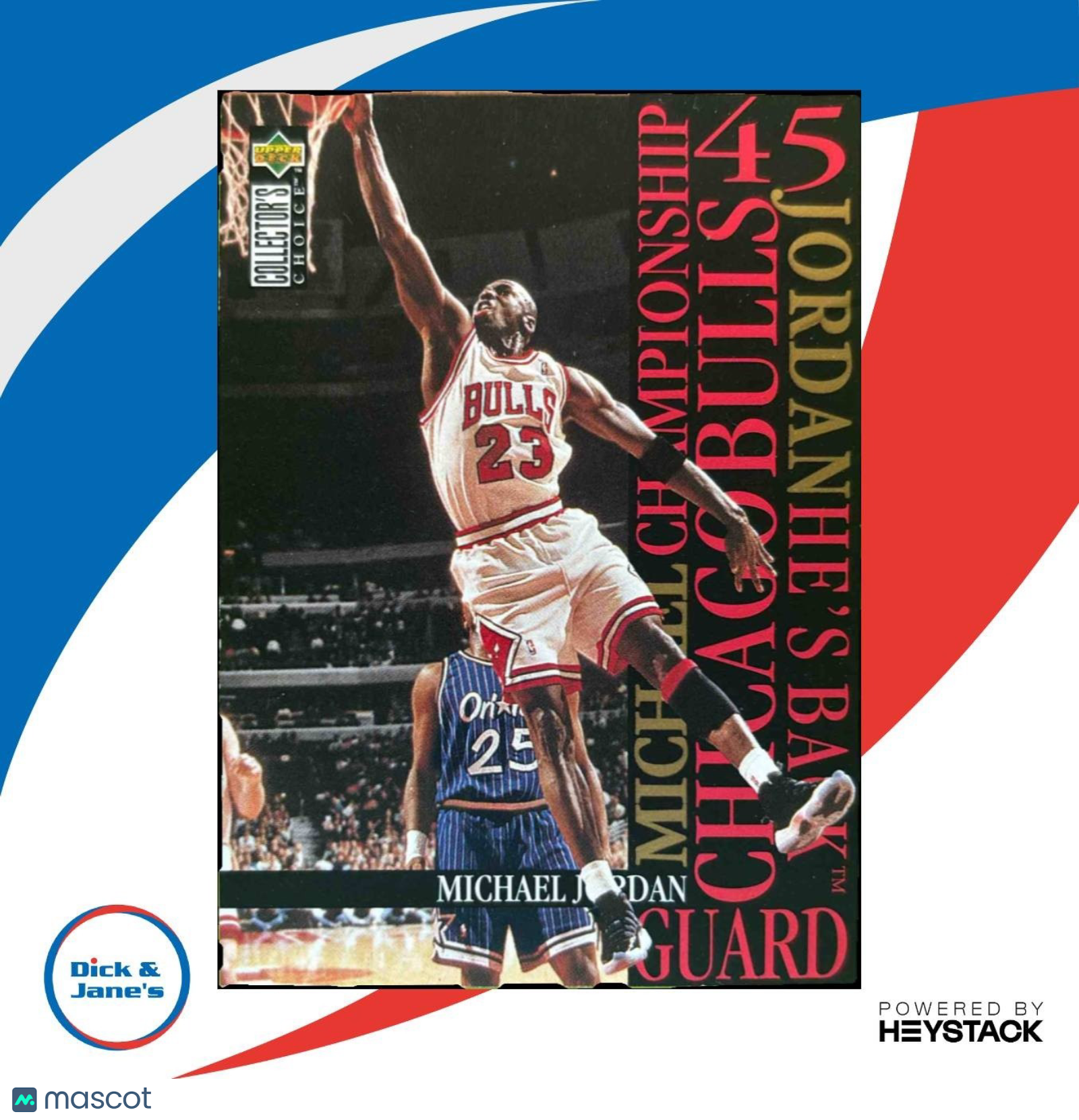 1995-96 Upper Deck Collector’s Choice Michael Jordan He’s Back #M5 Chicago Bulls - Sports Cards