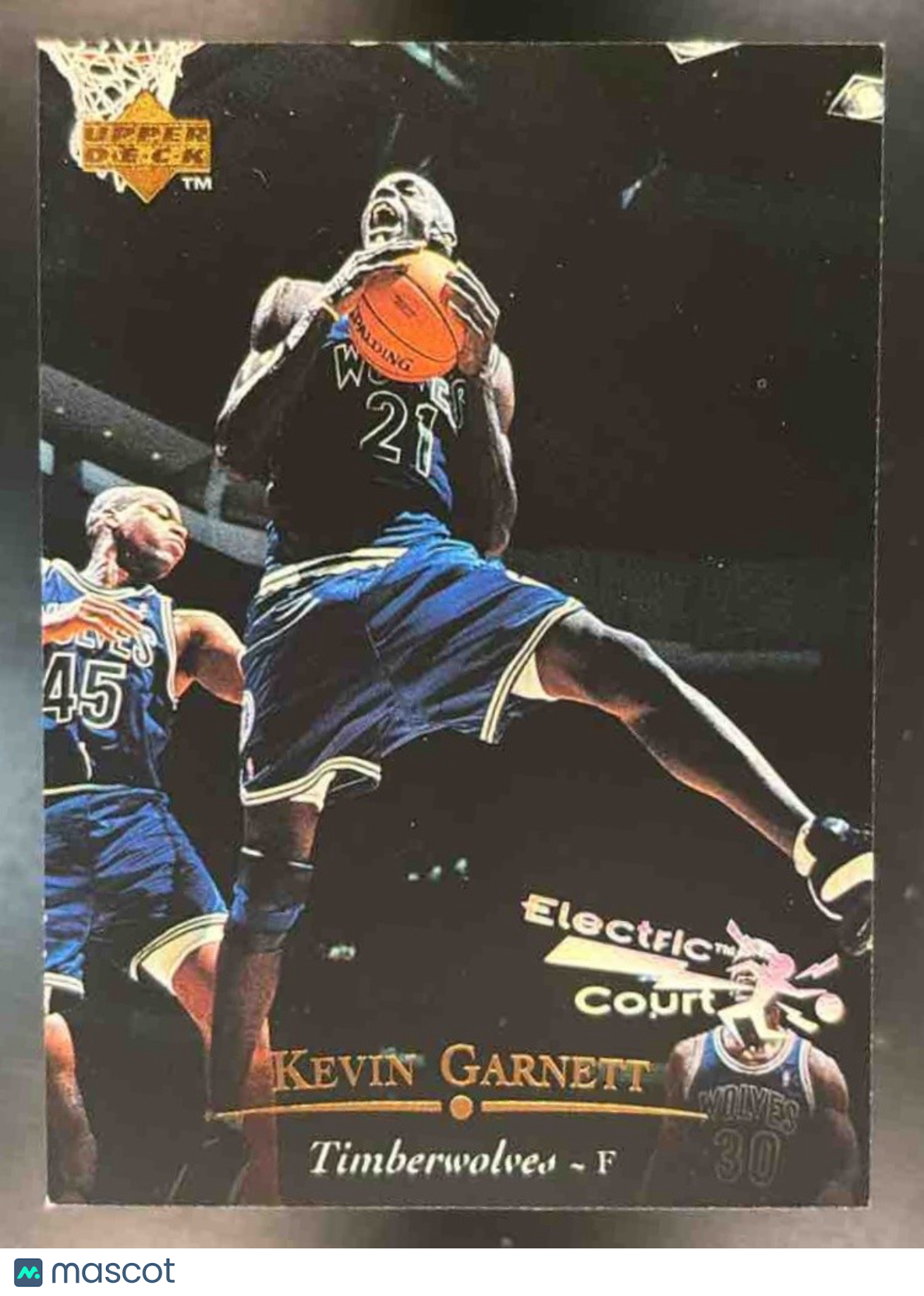 1995-96 Upper Deck Kevin Garnett Electric Court #273 RC Minnesota Timberwolves - Sports Cards