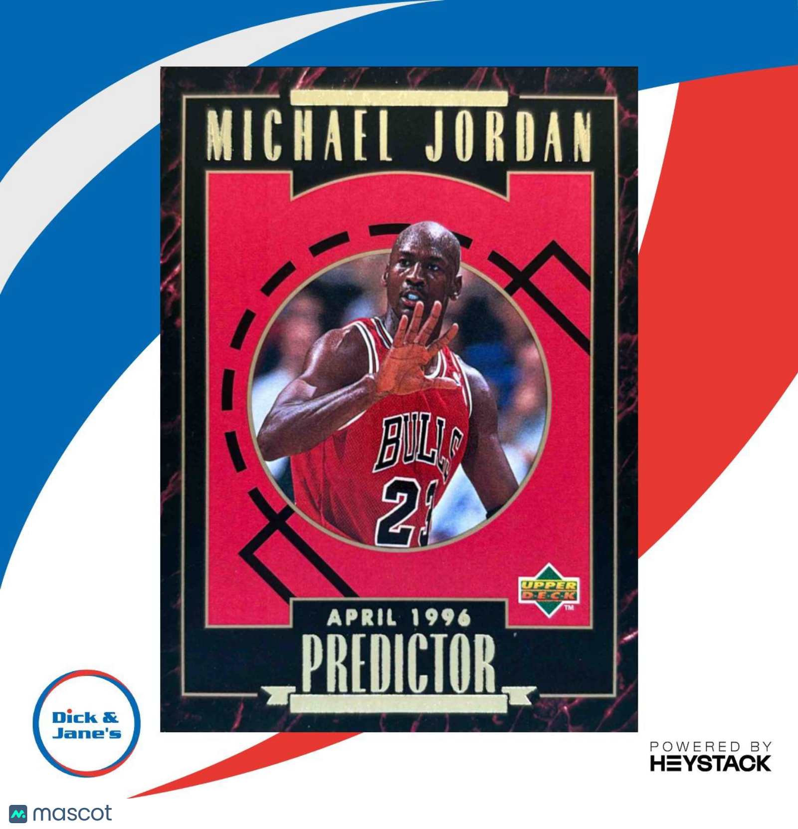 1995-96 Upper Deck Michael Jordan Predictors: Player of the Week Chicago Bulls - Sports Cards