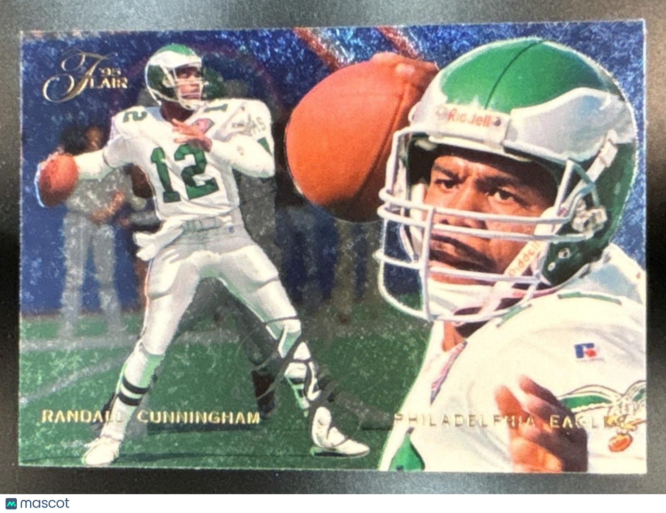 1995 Fleer Flair Randall Cunningham #156 Philadelphia Eagles - Sports Cards