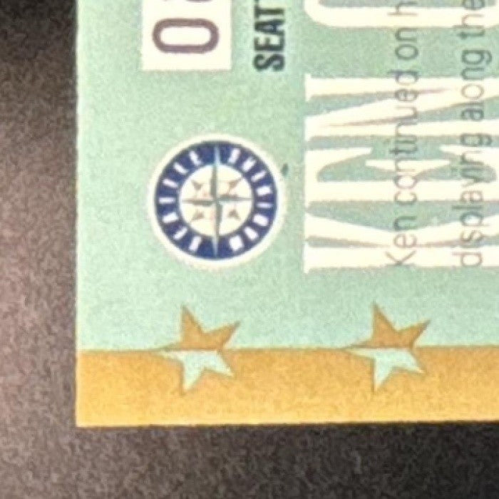 1995 Leaf Ken Griffey Jr. Gold Stars /10000 #4 Seattle Mariners - Sports Cards