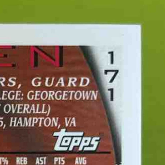1996-97 Topps Allen Iverson #171 RC 76ers - Sports Cards