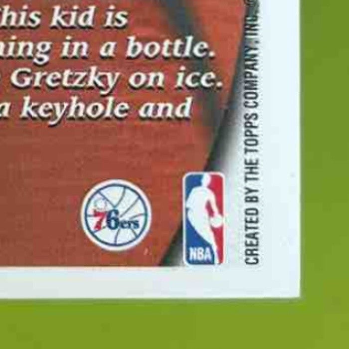 1996-97 Topps Allen Iverson #171 RC Philadelphia 76ers - Sports Cards