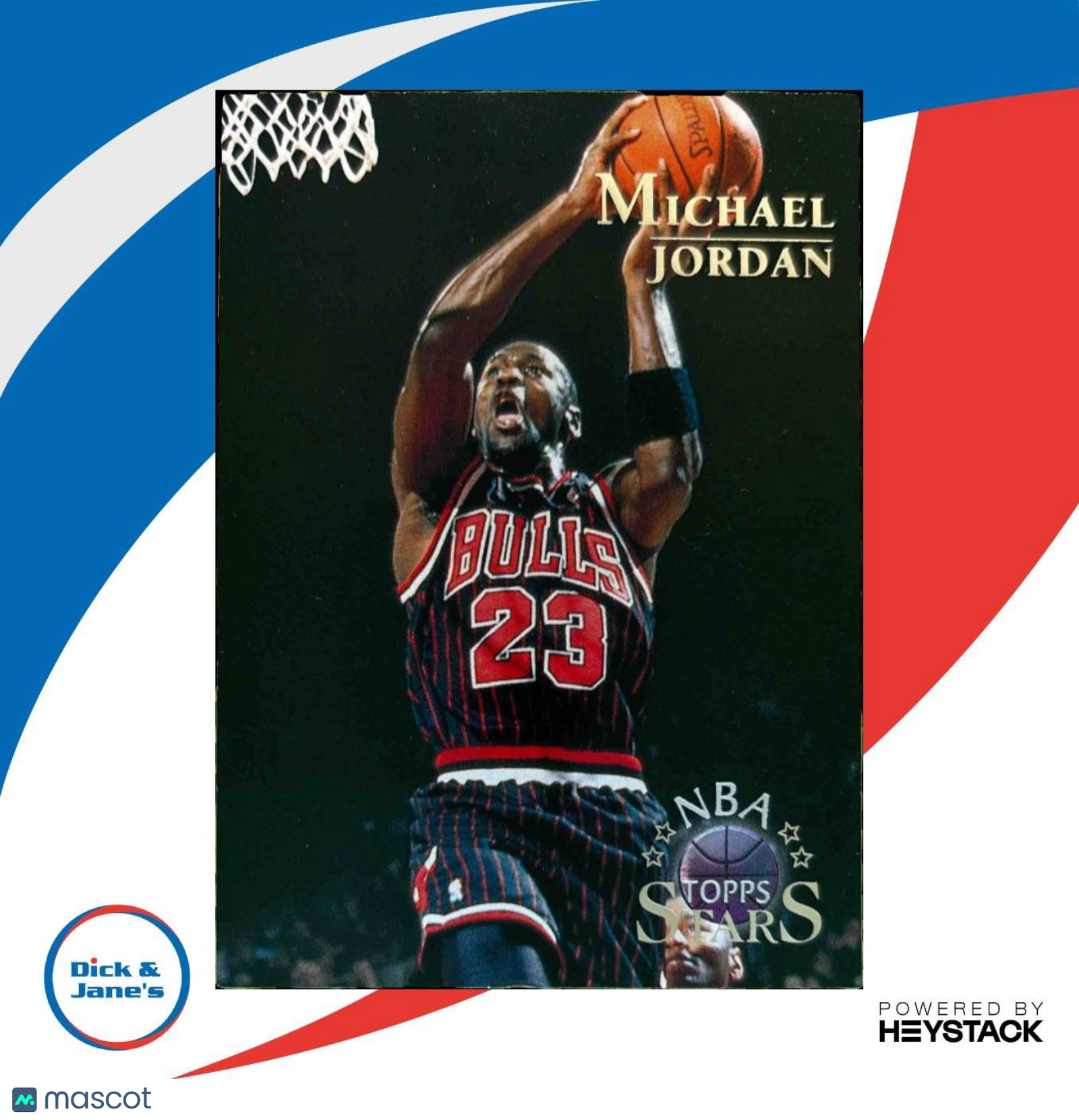1996-97 Topps Stars Michael Jordan #24 Chicago Bulls - Sports Cards