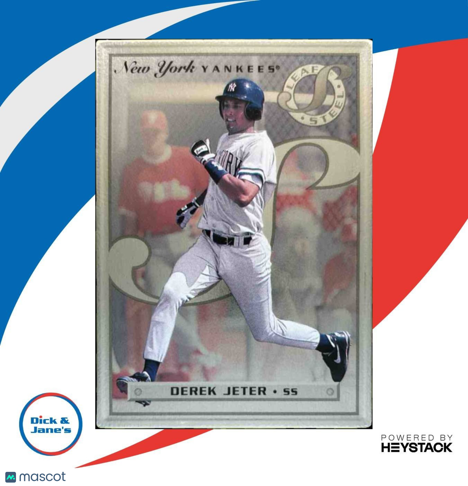 1996 Leaf Preferred Derek Jeter Steel #40 New York Yankees - Sports Cards