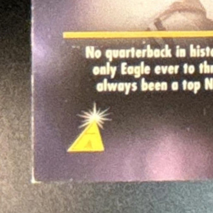 1996 Pinnacle Mint Randall Cunningham Bronze #30 Philadelphia Eagles - Sports Cards