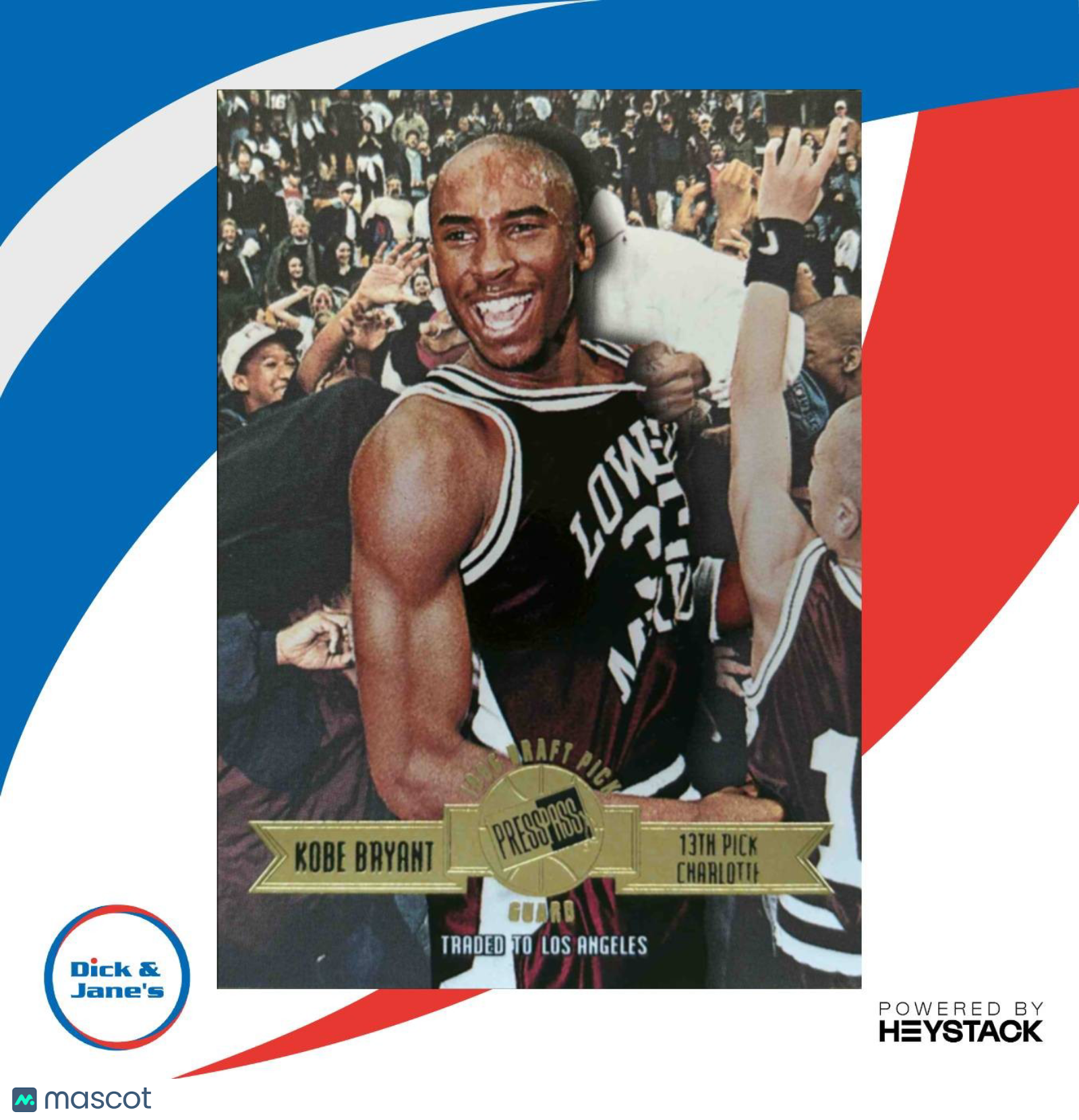 1996 Press Pass Kobe Bryant RC #13 Rookie Card Los Angeles Lakers - Sports Cards