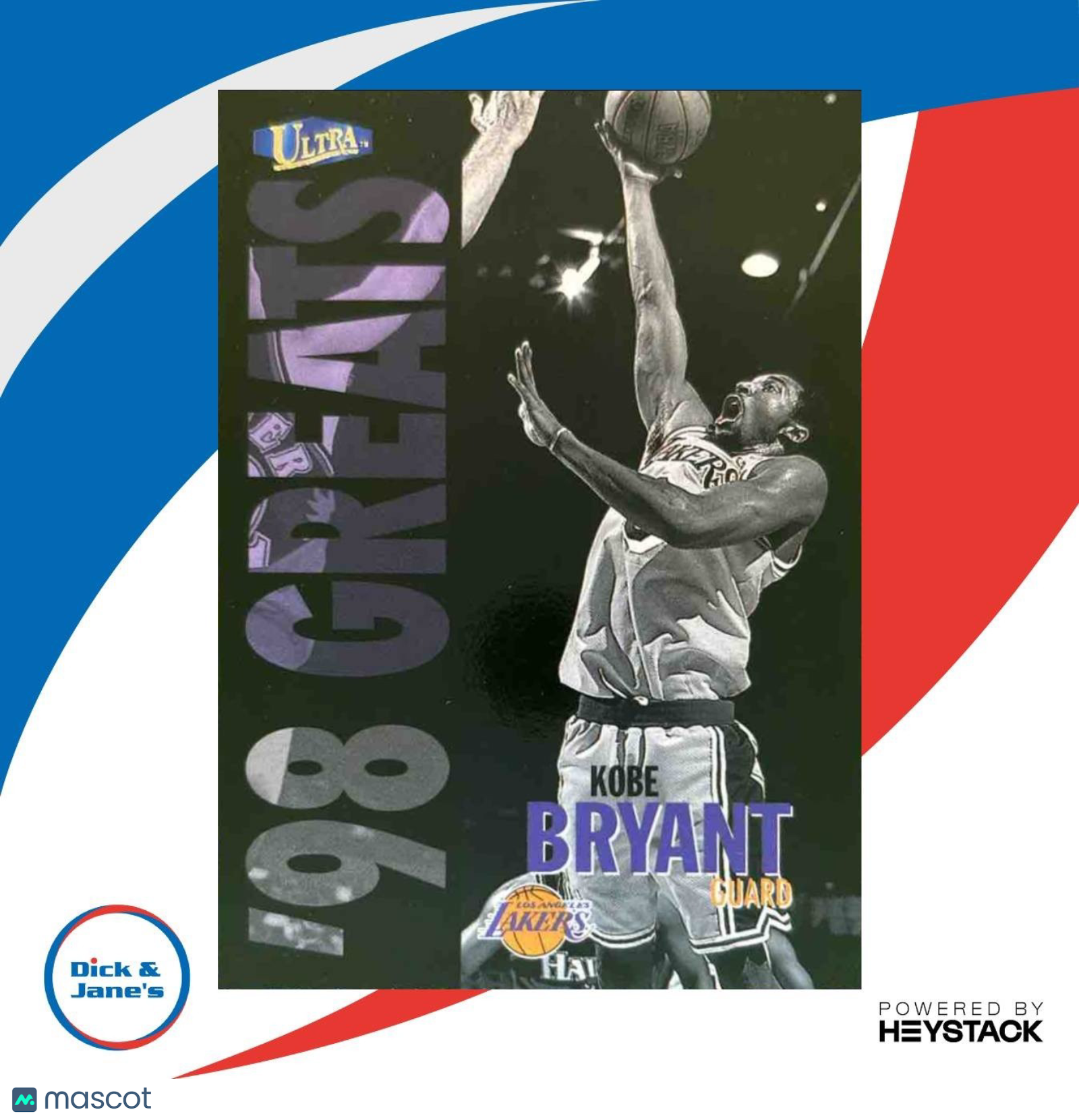 1997-98 Fleer Ultra Kobe Bryant #252 Los Angeles Lakers - Sports Cards