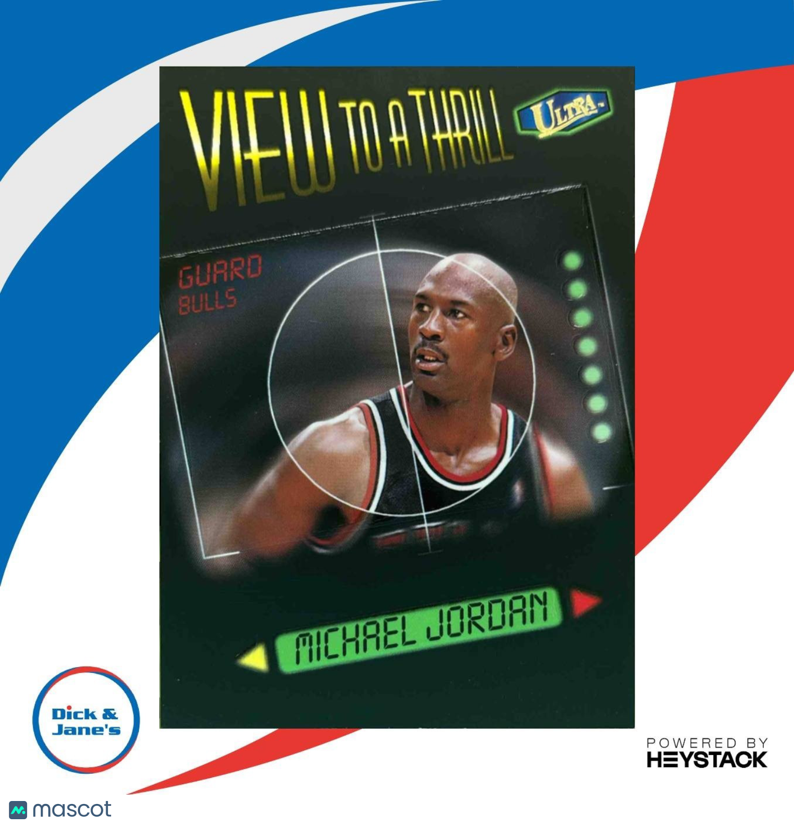 1997-98 Fleer Ultra Michael Jordan View to a Thrill #1 VT Chicago Bulls - Sports Cards