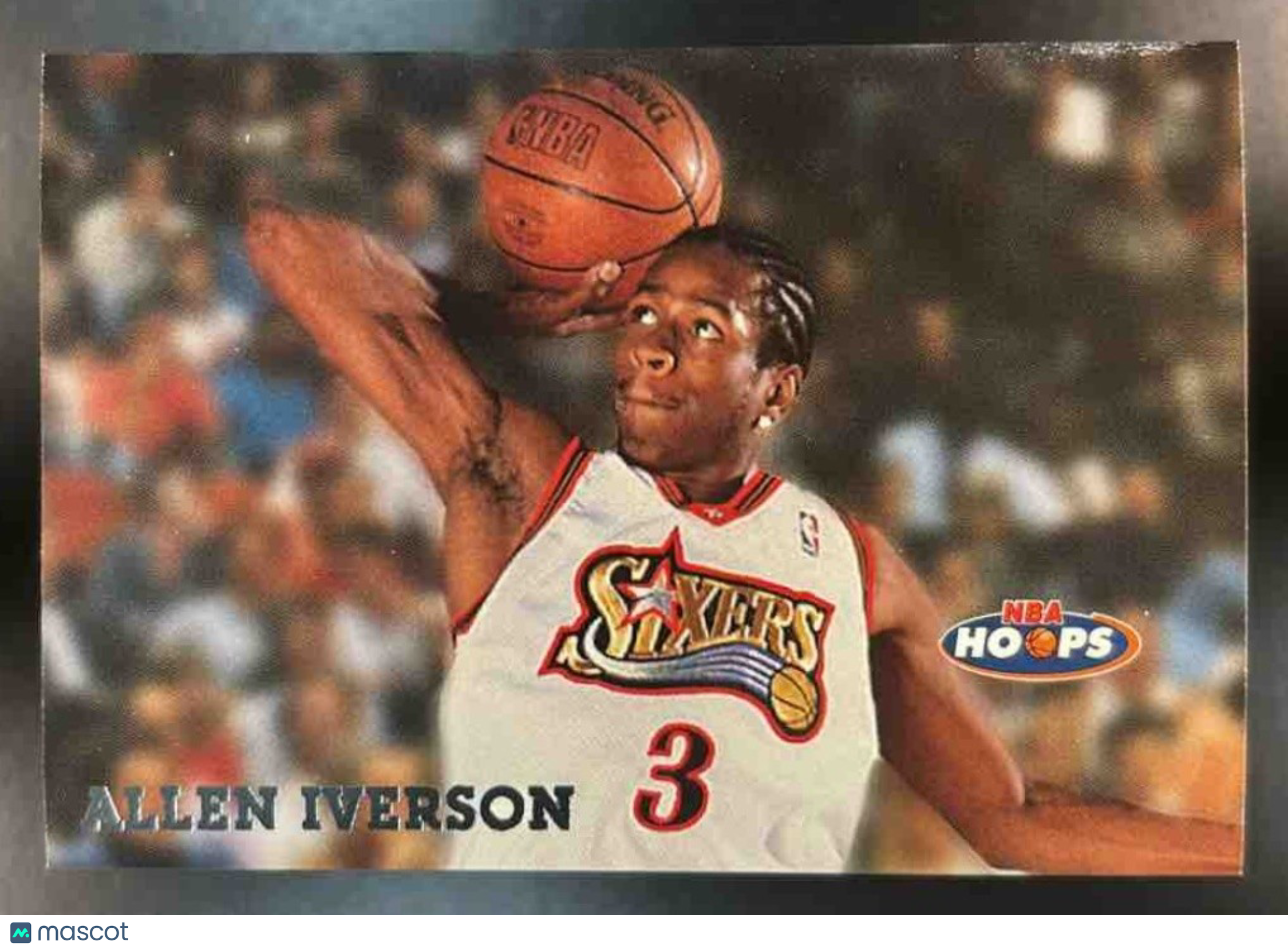 1997-98 Hoops Allen Iverson #N8 911 Philadelphia 76ers - Sports Cards