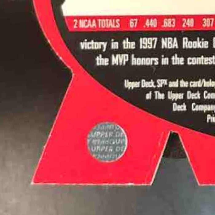 1997-98 SPx Allen Iverson Gold #SPX35 Philadelphia 76ers - Sports Cards