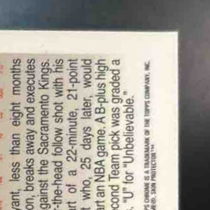 1997-98 Topps Chrome Kobe Bryant #171 Los Angeles Lakers - Sports Cards