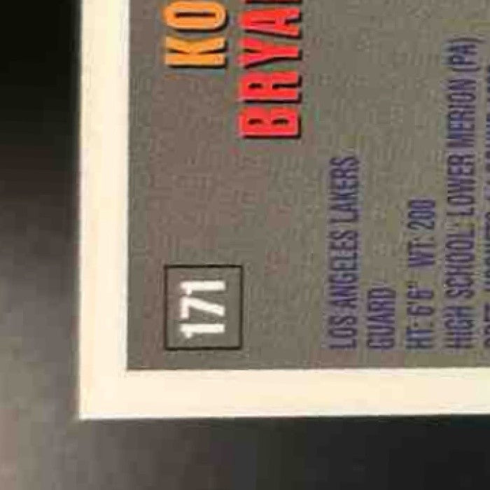 1997-98 Topps Chrome Kobe Bryant #171 Los Angeles Lakers - Sports Cards