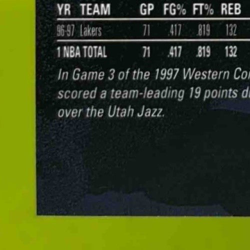 1997-98 Upper Deck Kobe Bryant #58 Los Angeles Lakers - Sports Cards