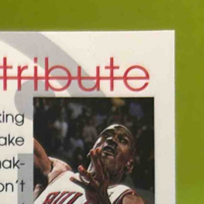 1997-98 Upper Deck Michael Jordan Tribute #MJ66 Chicago Bulls - Sports Cards