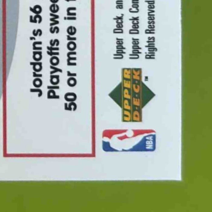 1997-98 Upper Deck Michael Jordan Tribute #MJ69 Chicago Bulls - Sports Cards