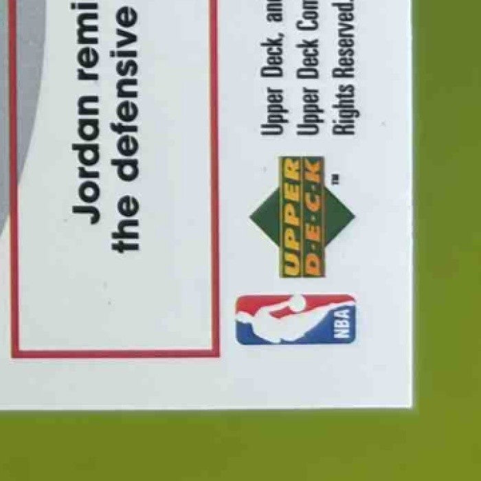 1997-98 Upper Deck Michael Jordan Tribute #MJ70 Chicago Bulls - Sports Cards