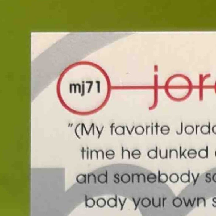 1997-98 Upper Deck Michael Jordan Tribute #MJ71 Chicago Bulls - Sports Cards