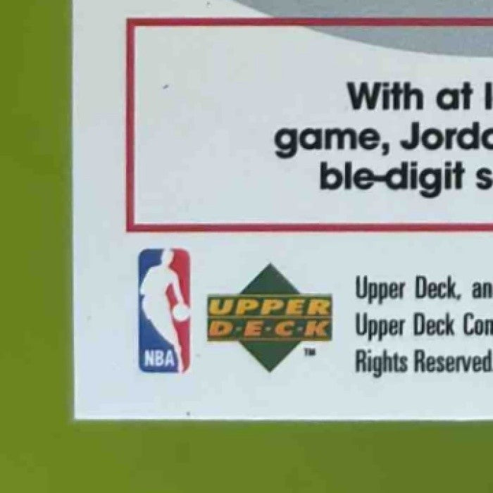 1997-98 Upper Deck Michael Jordan Tribute #MJ72 Chicago Bulls - Sports Cards