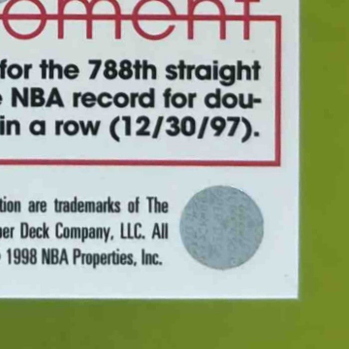 1997-98 Upper Deck Michael Jordan Tribute #MJ72 Chicago Bulls - Sports Cards