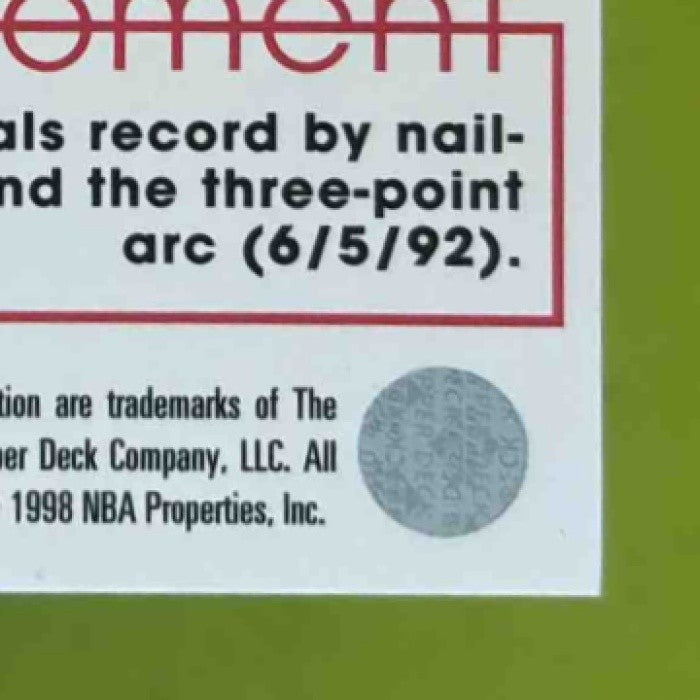 1997-98 Upper Deck Michael Jordan Tribute #MJ73 Chicago Bulls - Sports Cards