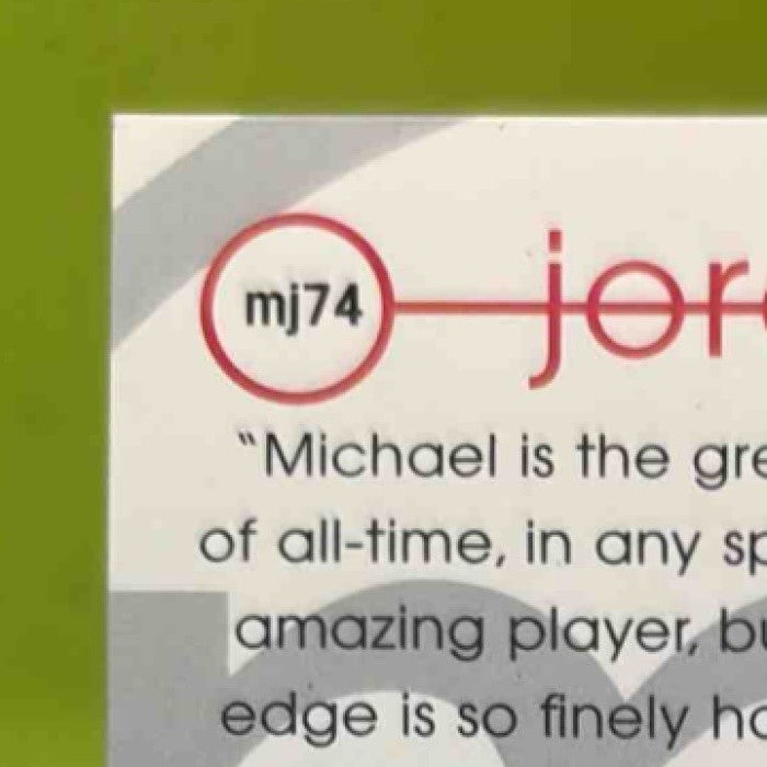 1997-98 Upper Deck Michael Jordan Tribute #MJ74 Chicago Bulls - Sports Cards